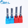 BFL Solid Carbide 2 Straight Flutes Ferramenta de corte de sulco de madeira